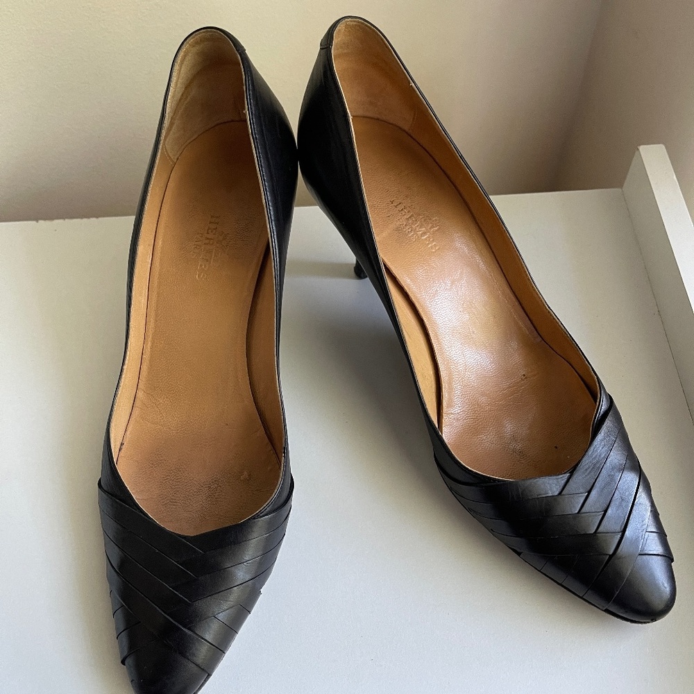 HERMES  Black Pumps  36